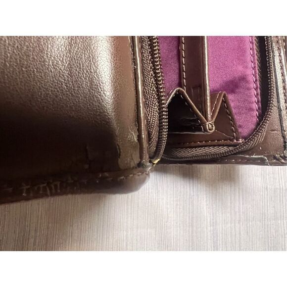 Coach Ashley scarf print compact clutch wallet - Picture 7 of 12